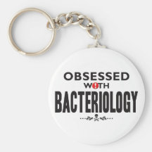 Bacteriología obsesionada llavero