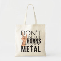 Badass de metales pesados bolsa de mano