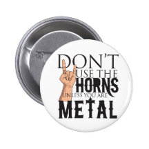 Badass de metales pesados pin