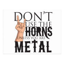 Badass de metales pesados tarjeta postal