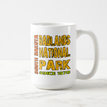 Badlands parque nacional, Dakota del Sur Tazas De Café