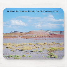 Badlands parque nacional, mousepad de Dakota del S