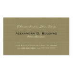 Bage y textura de lino simple blanca plantillas de tarjeta de negocio