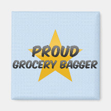 Bagger orgulloso del ultramarinos imán de frigorifico