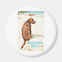 Bahama Bill Imán De Frigorífico