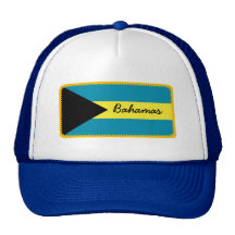Bahamas señalan el gorra bordado del efecto por me