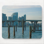 Bahía de Biscayne vieja de los muelles Mousepad