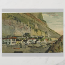 Bahía de Gibraltar Citslan, vintage Tarjetones
