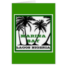 BAHÍA DEL PUERTO DEPORTIVO, LAGOS NIGERIA TARJETA