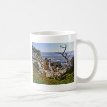 Bahía intemporal de Monterey Tazas De Café