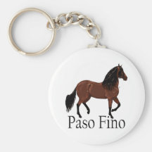 Bahía "Paso Fino " de Paso Fino Llavero Personalizado