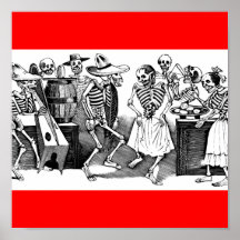 "Bailando el Jarabe en el otro mundo " Posters