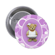Bailarín de ballet blanco pins