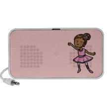 Bailarín de ballet del dibujo animado mp3 altavoces