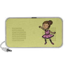 Bailarín de ballet del dibujo animado iPhone altavoz