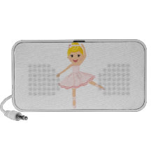 Bailarín de la bailarina rubio mini altavoces