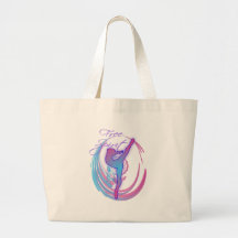 Bailarín del espíritu libre bolsa de mano