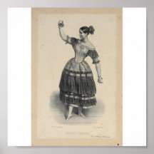 Bailarín del Poster-Vintage-