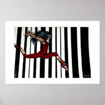 Bailarín moderno posters