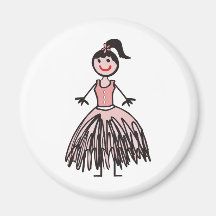 bailarina 2 iman de frigorífico