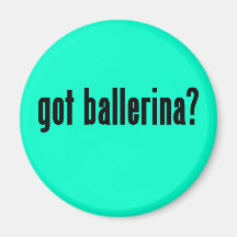 ¿bailarina conseguida? imán de frigorífico