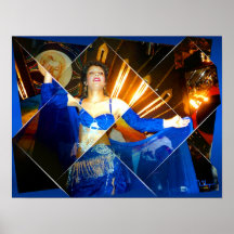 BAILARINA DE LA DANZA DEL VIENTRE DE AMIRA POSTER