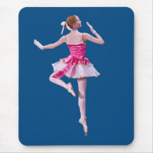 Bailarina en Mousepad azul