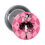 Bailarina gótica en rosa pin
