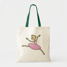 Bailarina hermosa bolsas