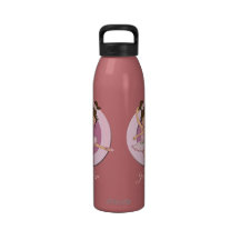 Bailarina personalizada linda 1 botellas de beber