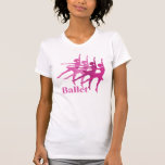Bailarines de ballet camiseta