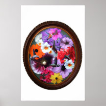 Bailarines de la flor poster