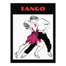 Bailarines del tango impresiones fotograficas
