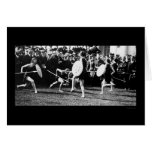 Bailarines en la foto del instituto de Carnegie Tarjeta