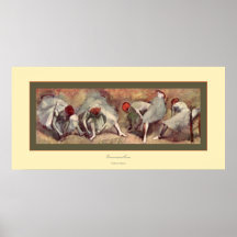 Bailarines que atan a Shoes~ Edgar Degas Impresiones