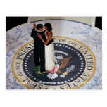 Baile de Barack y de Michelle Obama en la bola ina Postales