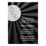 Baile de fin de curso de plata de la danza del fie invitación