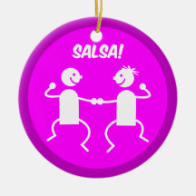 Baile de la salsa adornos