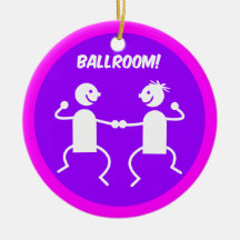 Baile de salón de baile adorno de navidad