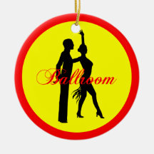 Baile de salón de baile ornamento para arbol de navidad