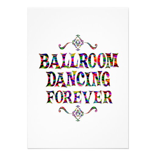 Baile de salón de baile para siempre anuncio