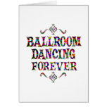 Baile de salón de baile para siempre tarjetón