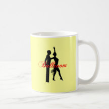 Baile de salón de baile taza