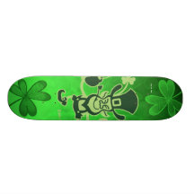 Baile del Leprechaun de San Patricio y celebración Tablas De Patinar