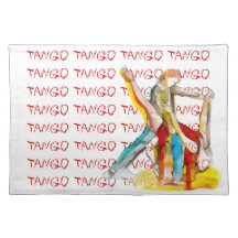 Baile del tango mantel
