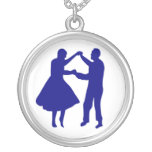 Baile en el collar de los años 50 collares