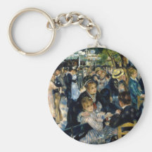 Baile en el la Galette de Le Moulin de por Renoir Llaveros