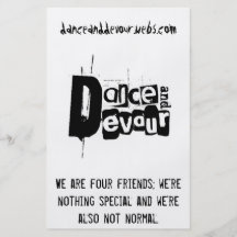 Baile y devore: General Flyer Tarjetón