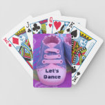 Bailemos los zapatos rosados de los chicas de los  cartas de juego
