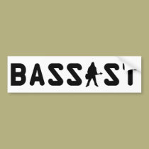 bajista pegatinas de parachoque